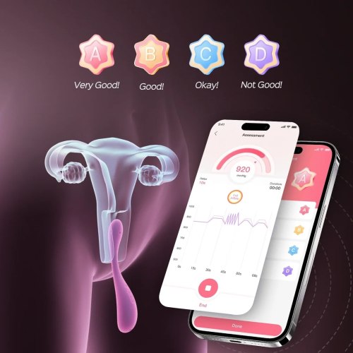 Nafukovací a vibrační vaginální činka PUFF