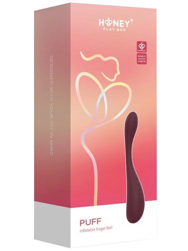 Nafukovací a vibrační vaginální činka PUFF