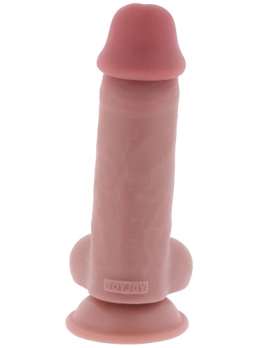 Dildo s přísavkou Get Real Dual Density 17 cm Extra Thick