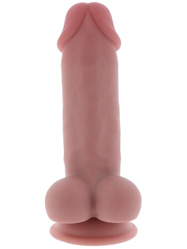 Dildo s přísavkou Get Real Dual Density 17 cm Extra Thick