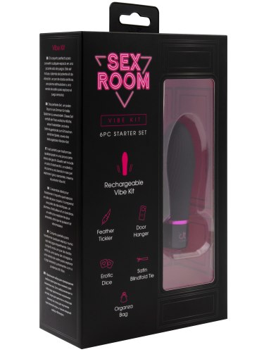 Sada erotických pomůcek Sex Room Vibe Kit, 6 ks