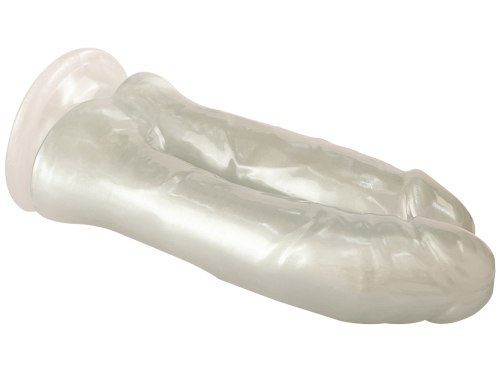 Dvojité realistické dildo s přísavkou Baroque Pearl