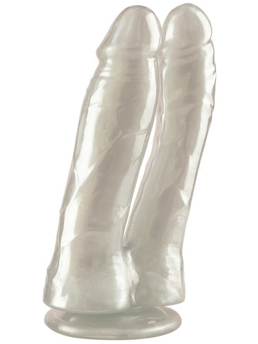 Dvojité realistické dildo s přísavkou Baroque Pearl