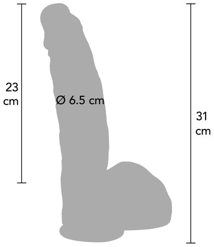 Dildo s přísavkou Inferno Ultra Realistic 29 cm