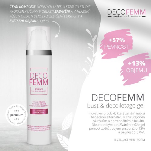 Zpevňující a formující gel na poprsí DecoFemm