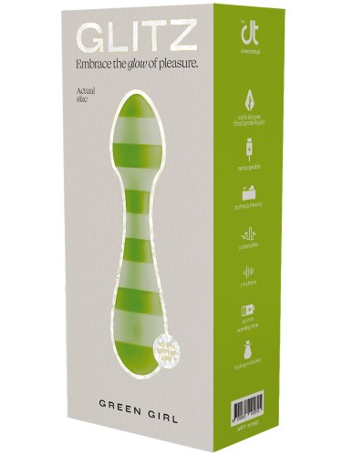 Vibrátor Glitz Green Girl