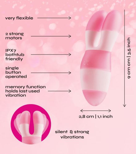 Mini vibrátor Glitz Pinky Promise