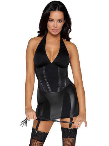 Kostým Dominatrix – minišaty a důtky