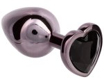 Kovový anální kolík se srdíčkem Jewel Large