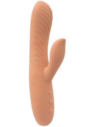 Přirážecí vibrátor s králíčkem Pulz Gladys