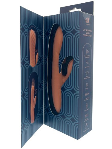 Přirážecí vibrátor s králíčkem Pulz Gladys