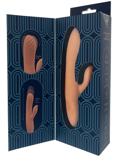 Přirážecí vibrátor s králíčkem Pulz Gladys