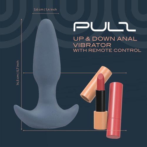 Přirážecí a vibrační anální kolík Pulz Phoebe