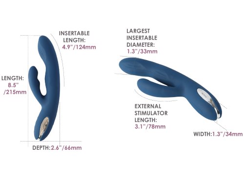 Pulzační vibrátor s králíčkem Svakom Aylin