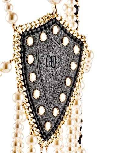 Obojek s perlovými řetízky Guilty Pleasure