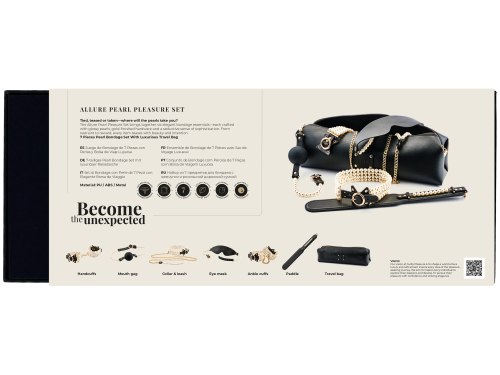BDSM sada s perlovým designem Guilty Pleasure, 7 ks