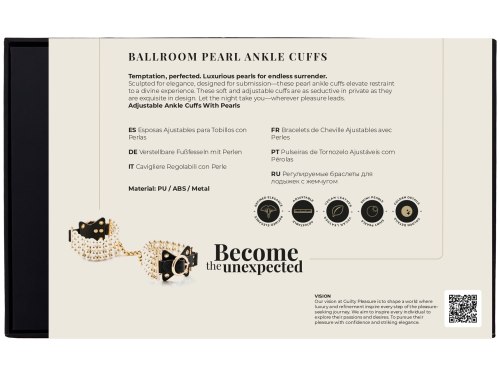 Perlová pouta na nohy Guilty Pleasure
