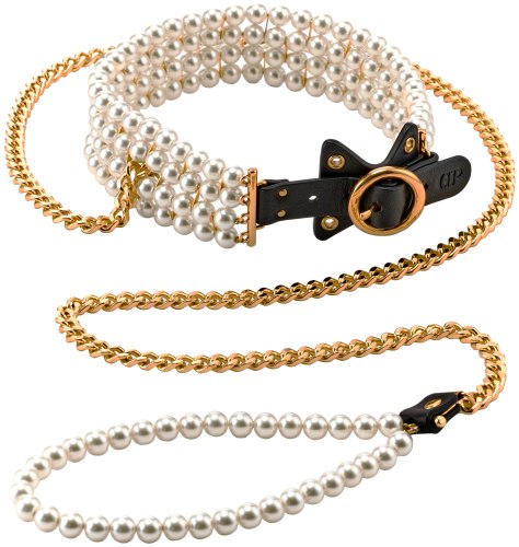 Perlový obojek s vodítkem Guilty Pleasure