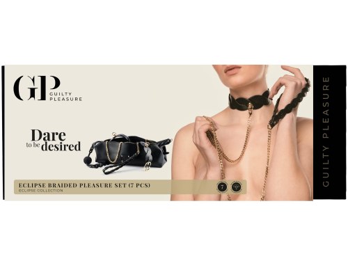 BDSM sada s pleteným designem Guilty Pleasure, 7 ks
