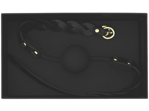 Pletený roubík s kuličkou Guilty Pleasure