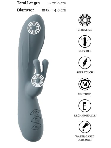 Vibrátor s králíčkem Velina