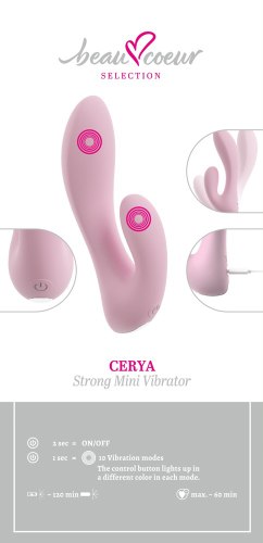 Malý vibrátor s králíčkem Cerya