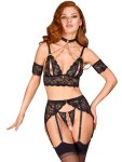 Set erotického krajkového prádla Abierta Fina