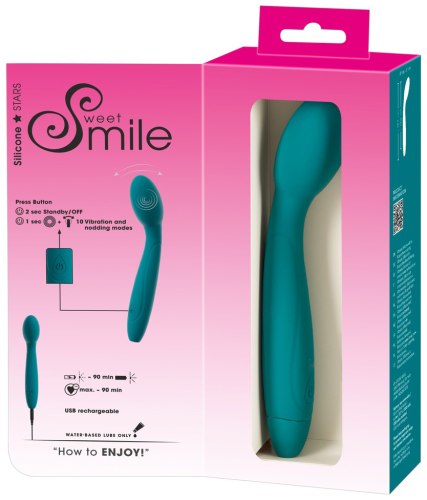 Vibrátor s pohyblivou hlavou Sweet Smile