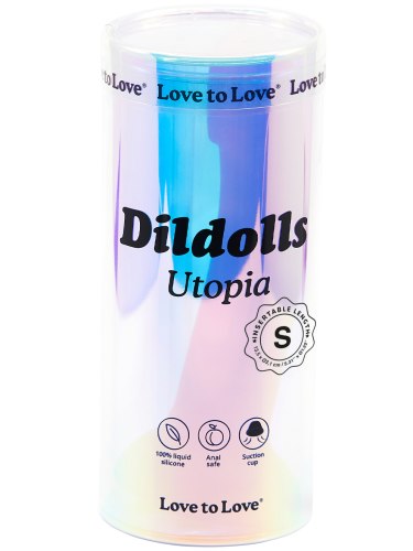 Silikonové dildo s přísavkou Dildolls Utopia S