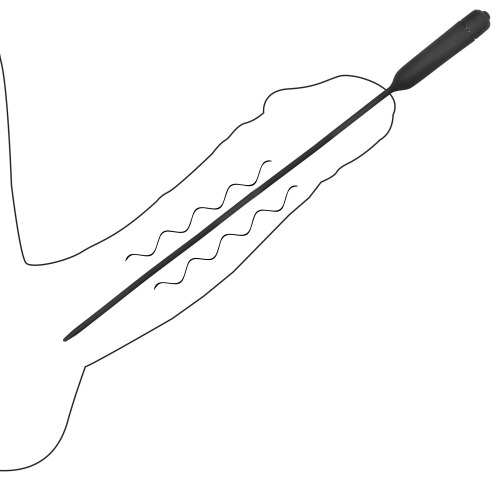 Extra dlouhý vibrační dilatátor Ouch!, 5 mm