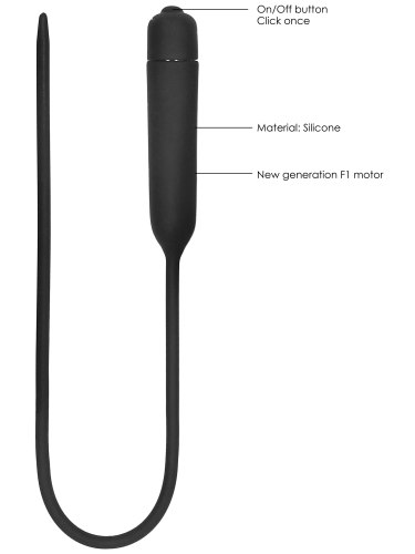 Extra dlouhý vibrační dilatátor Ouch!, 5 mm