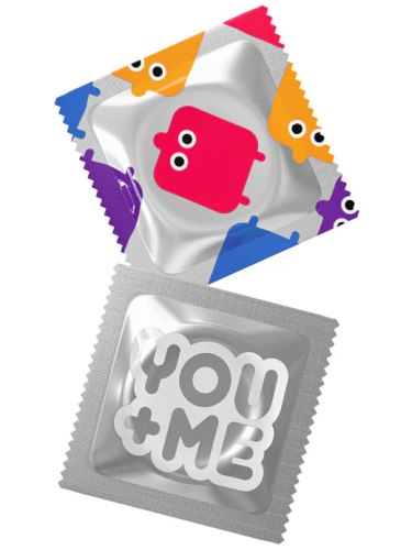 Kondomy s vůní jahod YOU+ME Juicy, 12 ks