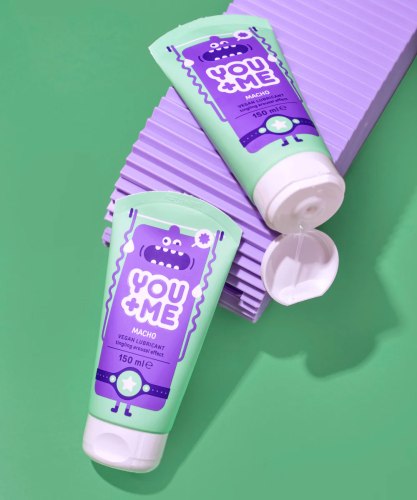 Stimulační vodní lubrikační gel YOU+ME Macho, 150 ml
