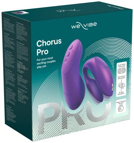 Tvarovatelný párový vibrátor We-Vibe Chorus Pro