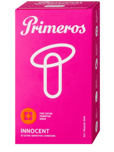 Ztenčené kondomy s vůní růží Primeros INNOCENT, 12 ks