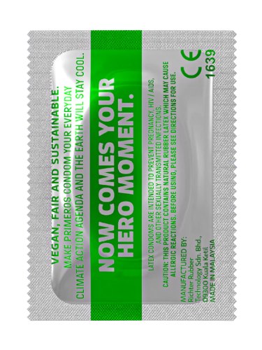 Vroubkované kondomy s vůní kokosu Primeros PASSION, 12 ks