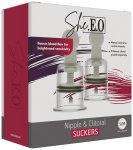 Sada vakuových pumpiček na bradavky She.E.O, S/M