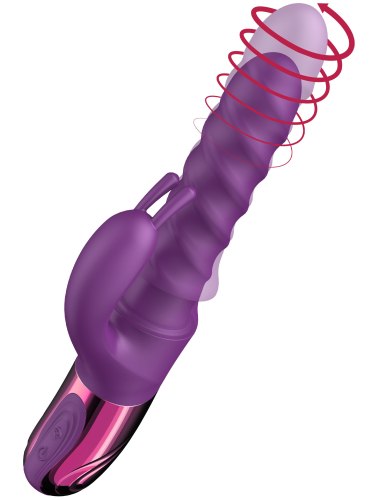 Přirážecí a rotační vibrátor s králíčkem She.E.O