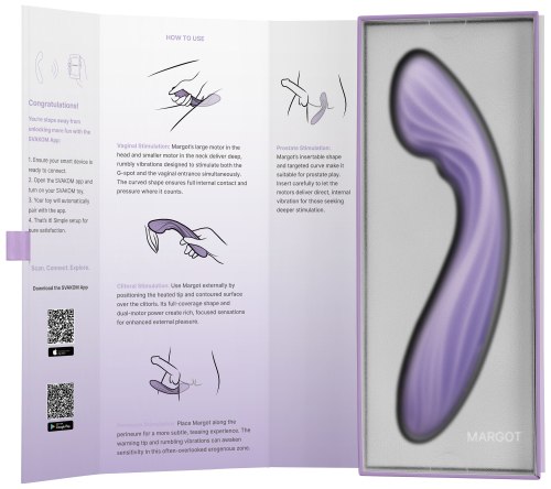 Interaktivní hřejivý vibrátor Svakom Margot