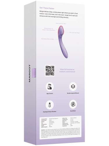 Interaktivní hřejivý vibrátor Svakom Margot