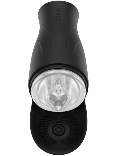 Sací, vibrační a pulzační masturbátor Deep Squeeze Nutbuster