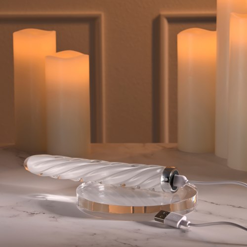 Skleněný vibrátor In A Twist