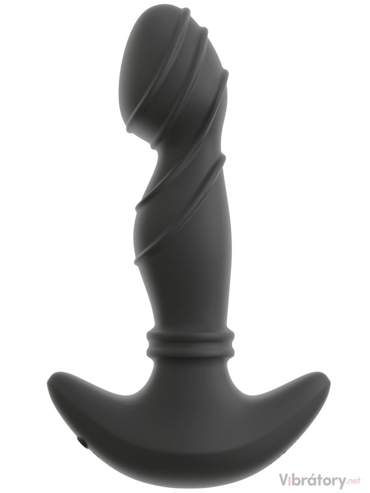 Vibrátor na prostatu s pohyblivými kroužky ANOS