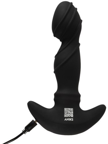 Vibrátor na prostatu s pohyblivými kroužky ANOS