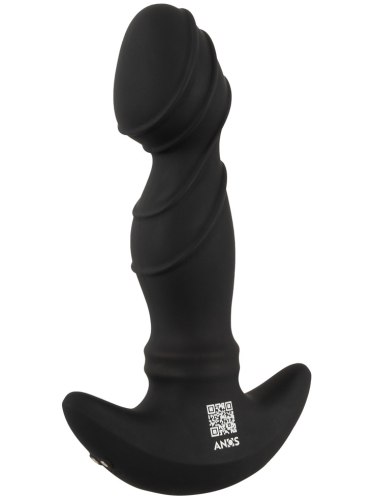 Vibrátor na prostatu s pohyblivými kroužky ANOS