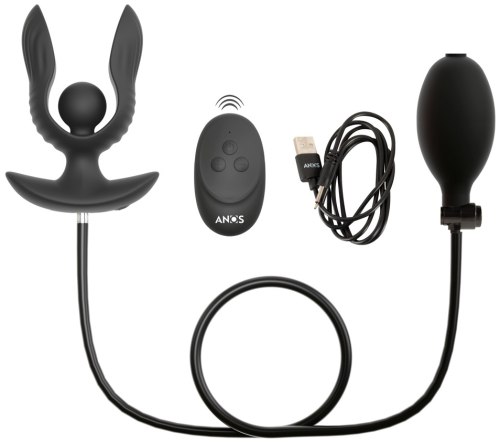 Nafukovací vibrační roztahovací anální kolík ANOS