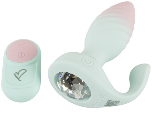 Vibrační anální kolík se šperkem Juvela