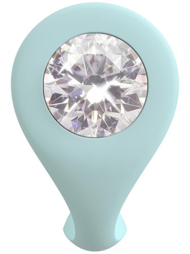 Vibrační anální kolík se šperkem Juvela