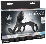 Párový vibrátor s kroužky na penis Ultimate Couples Cage Max