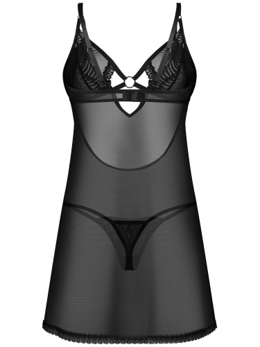 Průsvitná košilka a tanga Alliane